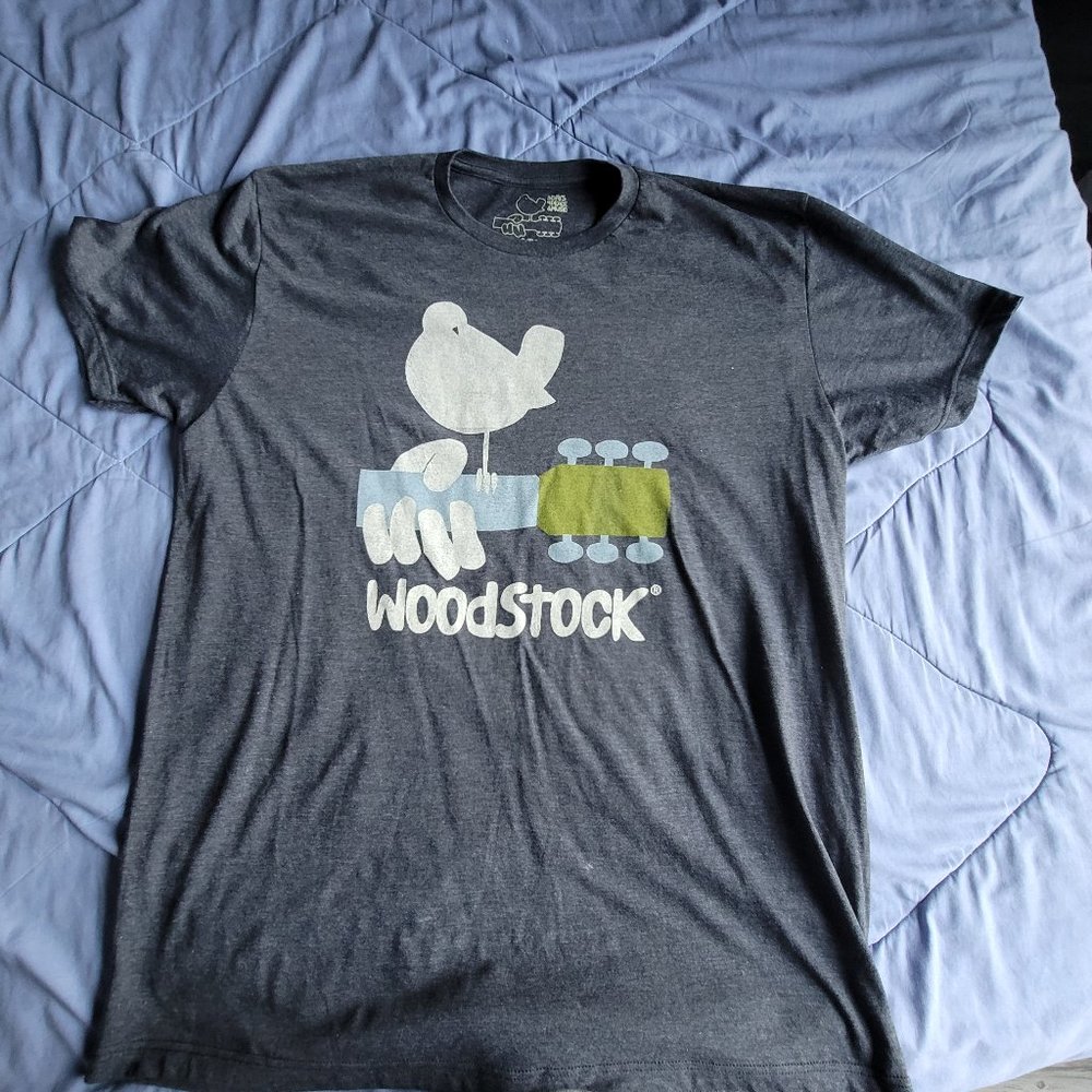 Woodstock, T Shirt, 2X, Gray